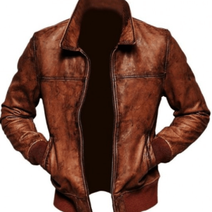 Boyd's Rust Biker Leather Jacket