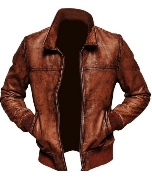 Boyd's Rust Biker Leather Jacket