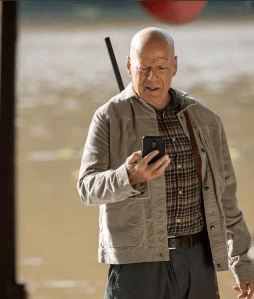 Bruce Willis Out Of Death 2021 Cotton Jacket