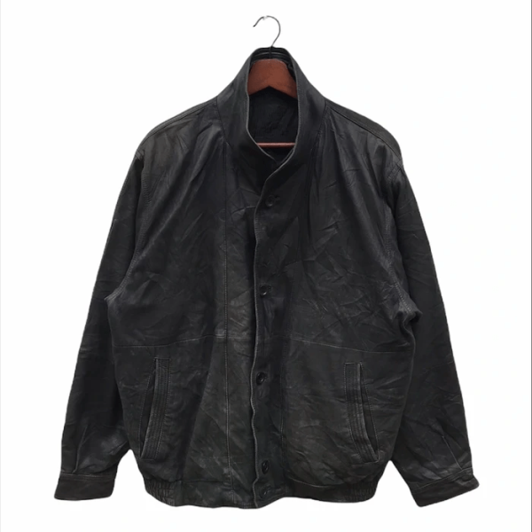 Bugatti Hirsch Black Leather Jacket