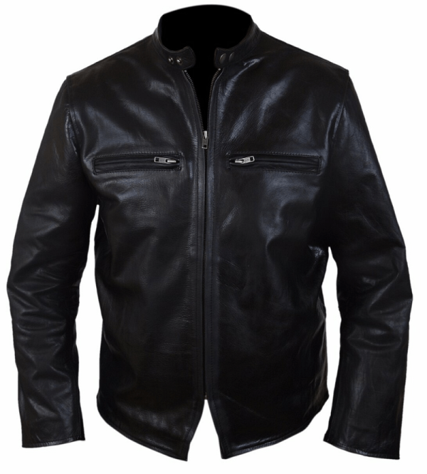 Burnt Bradley Cooper Adam Jones Black Leather Jacket