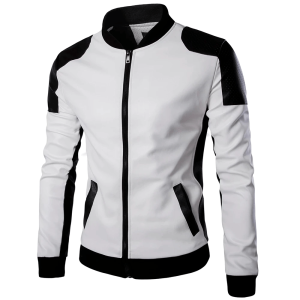 Cafe Racer M 5Xl Ayg94 Bomber Leather Jacket