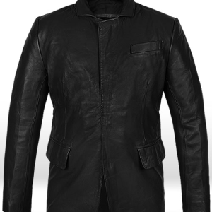 Cafe Racer Classic Black Biker Leather Jacket