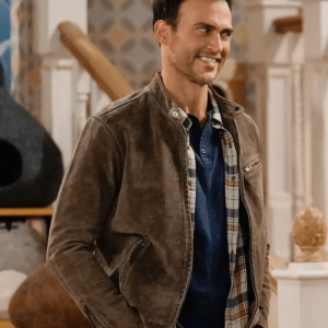 Max Call Me Kat Brown Leather Jacket