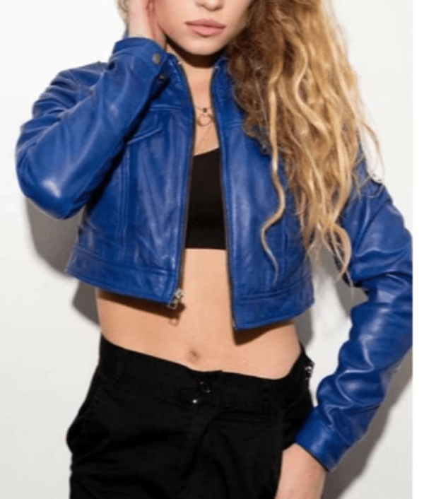 Capsule Cropped Classic Leather Jacket