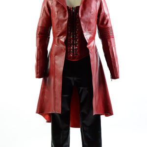 Captain America Civil War Wanda Maximoff Leather Coat