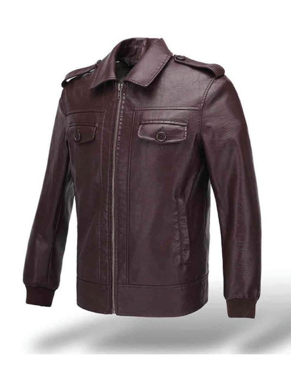 Captain America Steve Rogers Brown Leather Jacket