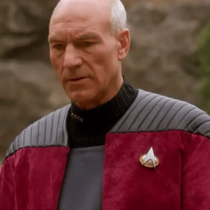 Captain Picard Next Generation Star Trek Suede Leather Jacket
