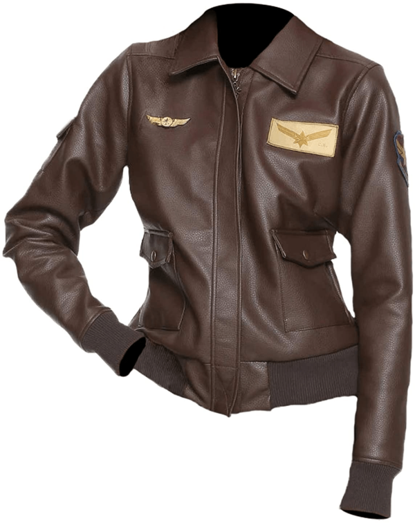 Carol Danvers Captain Marvel Flight Leather Jacket