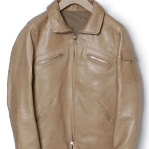 Casual Fashionoutfit Brown Leather Jacket