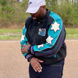 Charlotte Hornets NBA Jeff Hamilton Leather jacket