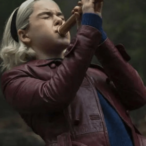 Chillings Adventures Ofs Sabrina Spellman Leather Jacket