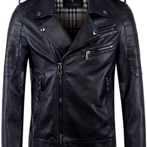 Chouyatou Leather Jacket