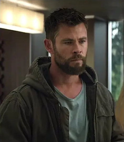 Chris Hemsworth Avengers Endgame Thor Hooded Cotton Jacket