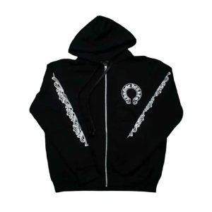 Chrome Hearts Floral Cross Hoodie