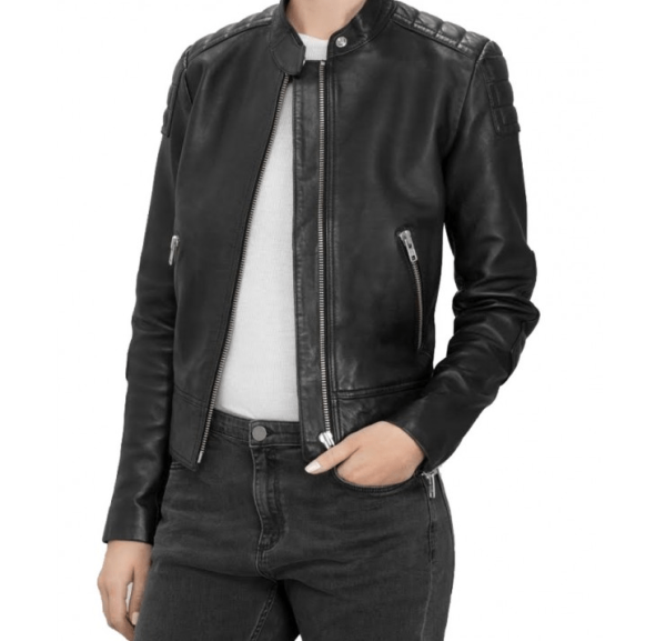 Clara Oswald Doctor Who Leather Jacket - Image 2