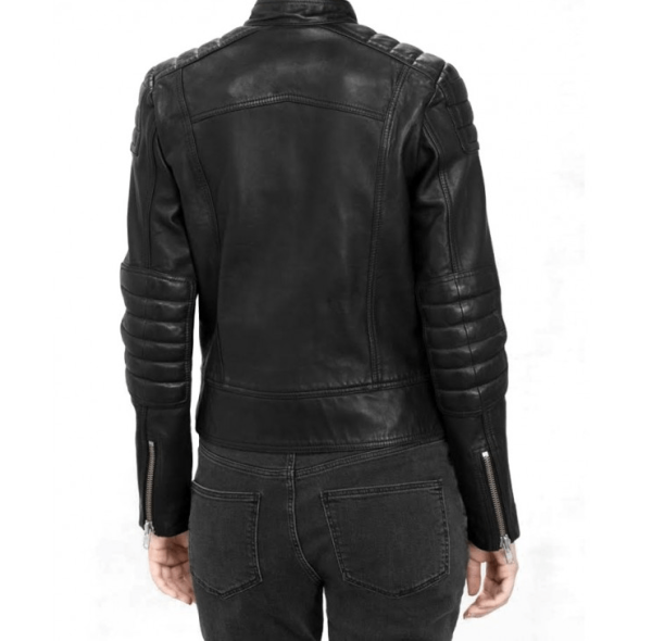 Clara Oswald Doctor Who Leather Jacket - Image 3