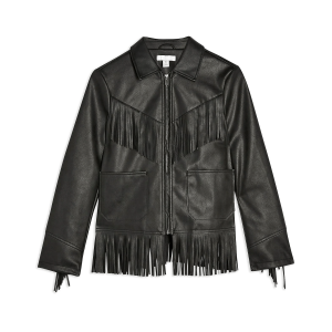 Classic Fringe Leather Jacket