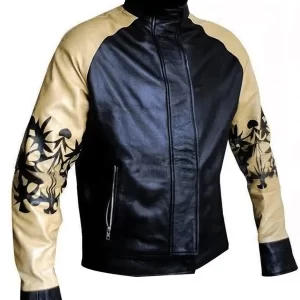 Cobra David Hasselhoff Kung Fury Bomber Leather Jacket