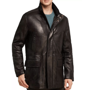 Cole Haan Leather Coat