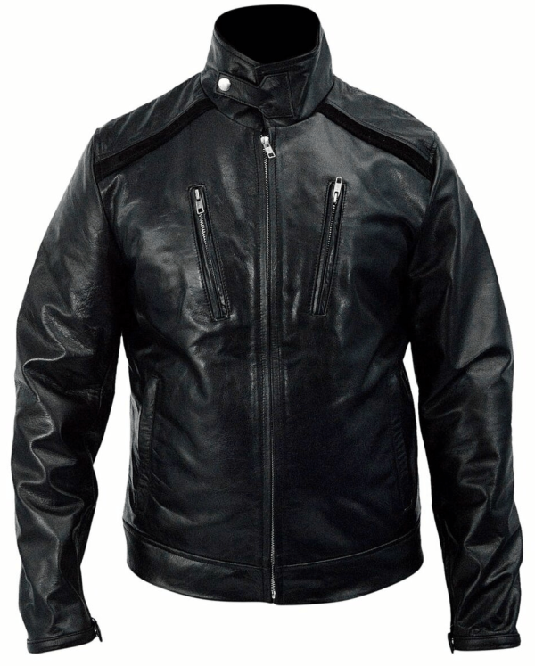 Colin McCann Ewan Mcgregor Black Leather Jacket