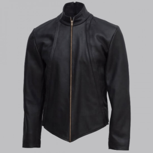 Collars Zipper Stylish Biker Leather Jacket