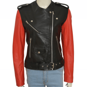 Hailey Baldwin Classic Leather Jacket
