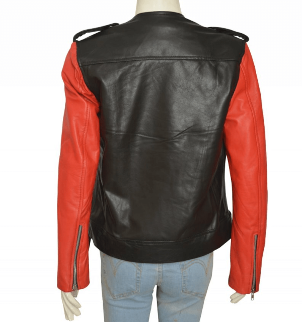Hailey Baldwin Classic Leather Jacket - Image 3