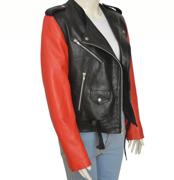 Hailey Baldwin Classic Leather Jacket - Image 2