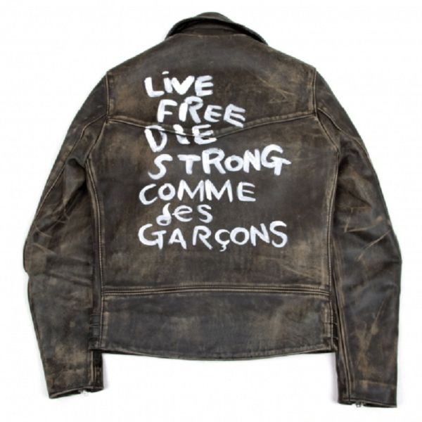 Comme De Garcon Leather Jacket - Image 2