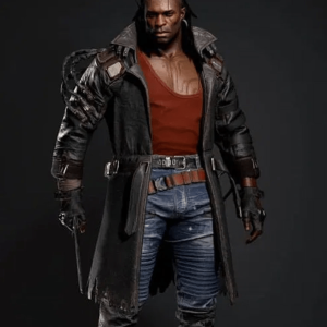 Cyberpunk 2077 Placide Trench Leather Coat