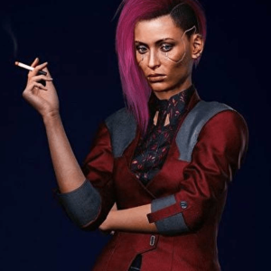 Cyberpunk 2077 V Female Leather Jacket