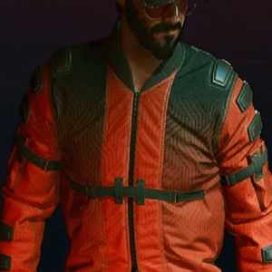 Cyberpunk Samurai Bomber Leather Jacket