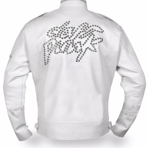 Daft Punk Electroma White Leather Jacket