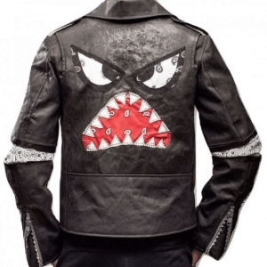 Dafts Punk Julian Casablancas Instant Crush Shark Leather Jacket