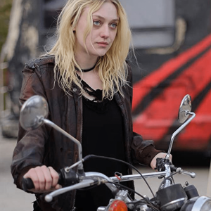 Dakota Fanning Viena And The Fantomes Leather Jacket