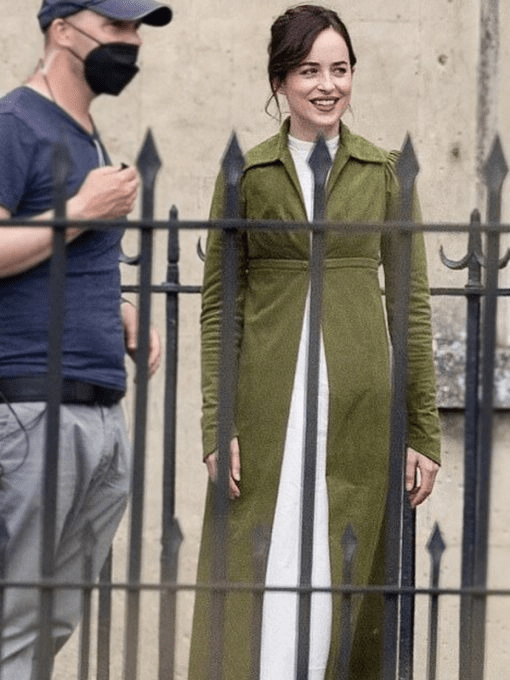 Dakota Johnson Persuasion Anne Elliot Long Wool Coat