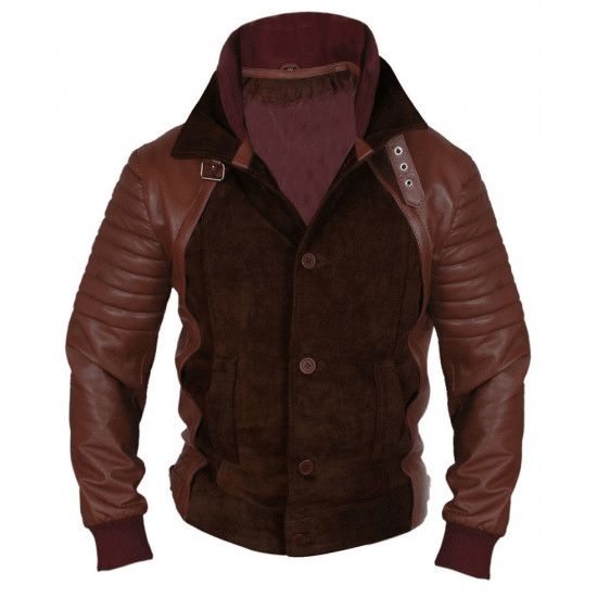 Daniel Radcliffe Ig Perrish Horns Brown Leather Jacket