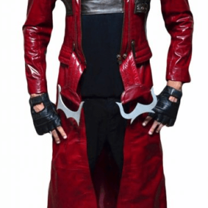 Dante Demon Slayers Red Leather Costume Coat