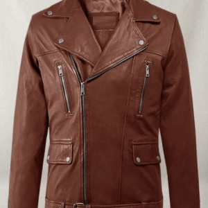 Dauntless Tan Classic Brown Leather Jacket