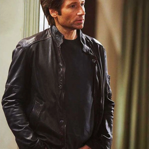 David Duchovny TV Series Californication Hank Leather Jacket