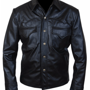 David Morrissey Gouverneur Leather Jacket