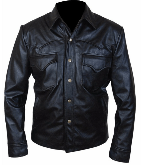 David Morrissey Gouverneur Leather Jacket