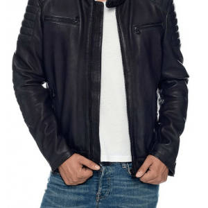 Daytona Marwin Black Leather Jacket