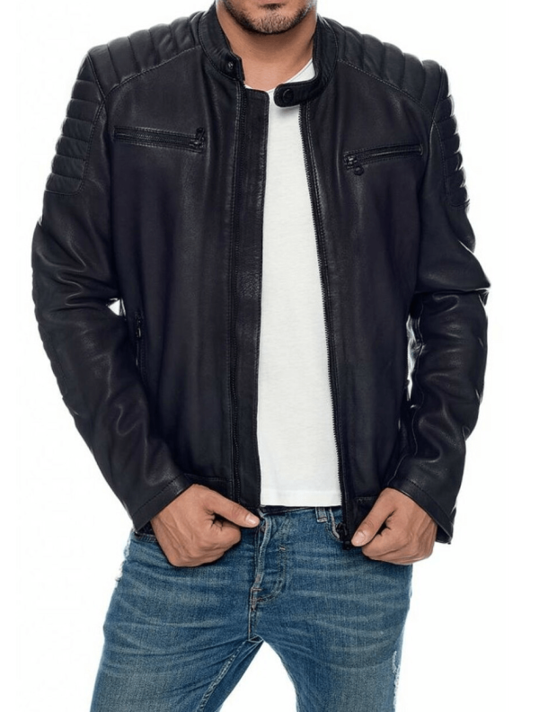 Daytona Marwin Black Leather Jacket