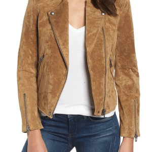 Dead To Me Linda Cardellini Suede Leather Jacket