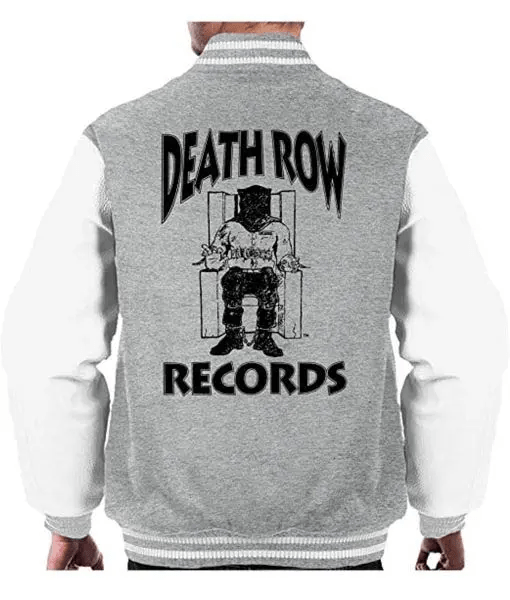 Death Row Records Chair Logo Varsity Wool Jacket