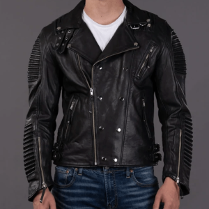Densetsu Cafe Racer Leather Jacket