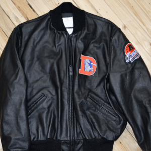 Denver Bronco Delong Leather Jacket