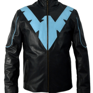Dick Grayson Nightwing Motorcycle Leather Jacket